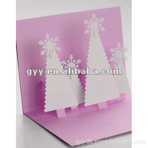 Pop-up Christmas greeting card with customize design